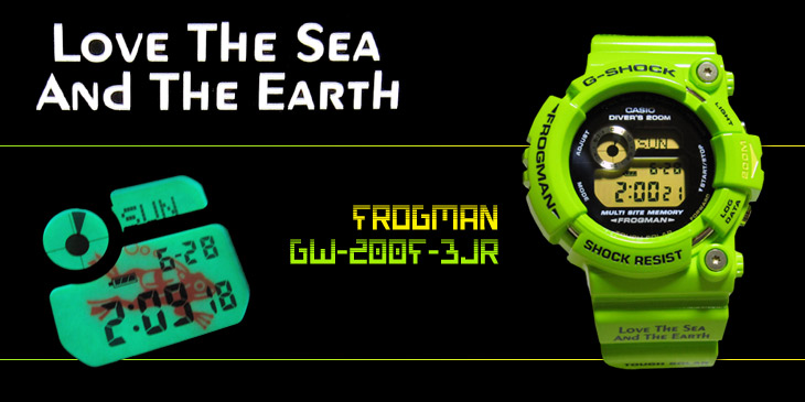 フロッグマン FROGMAN　GW-200F-3JR / LOVE THE SEA AND THE EARTH