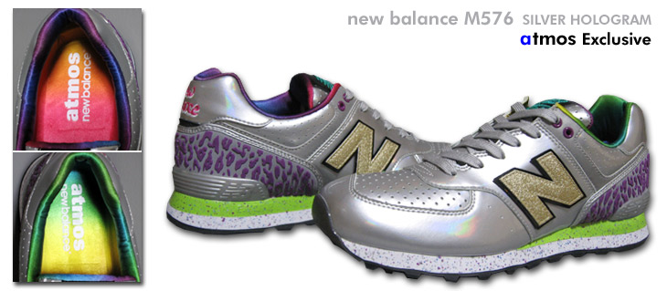 new balance M576 (SILVER HOLOGRAM) / atmos exclusive