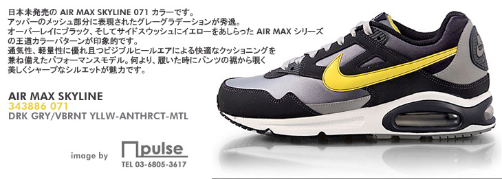 AIR MAX SKYLINE　071 カラー / 日本未発売