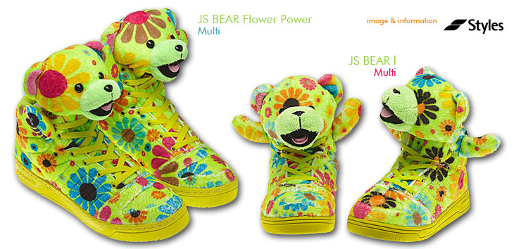 adidas Originals JS BEAR Flower Power　& JS BEAR Ⅰ