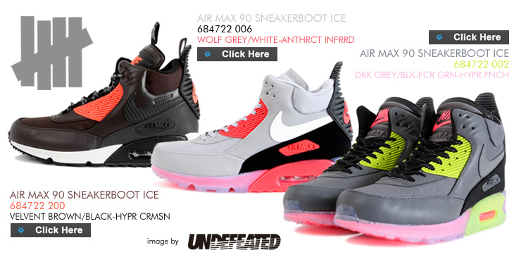 NIKE AIR MAX 90 SNEAKERBOOT ICE | SNEAKERBOOT COLLECTION