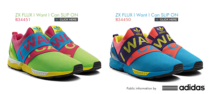 ZX FLUX I Want I Can SLIP ON | adidas Originals