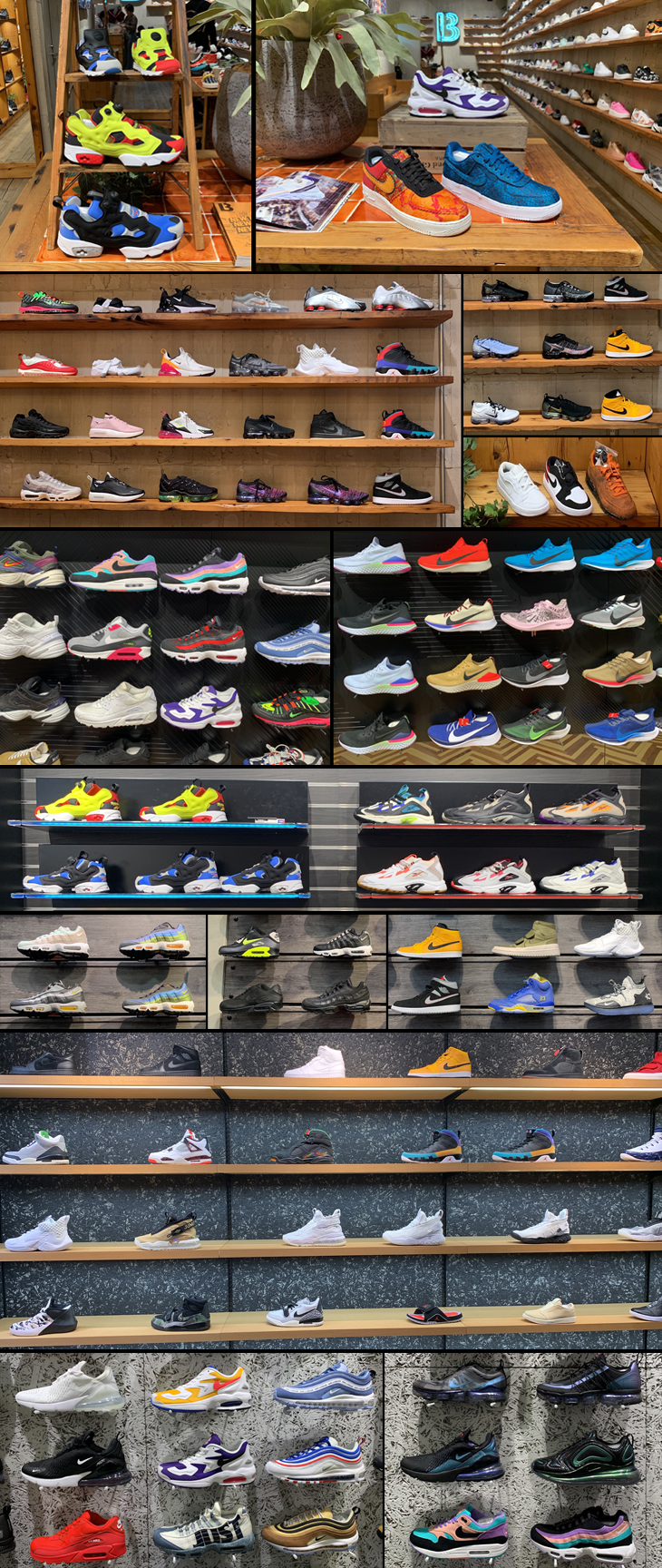 Sneakers on sale at the store